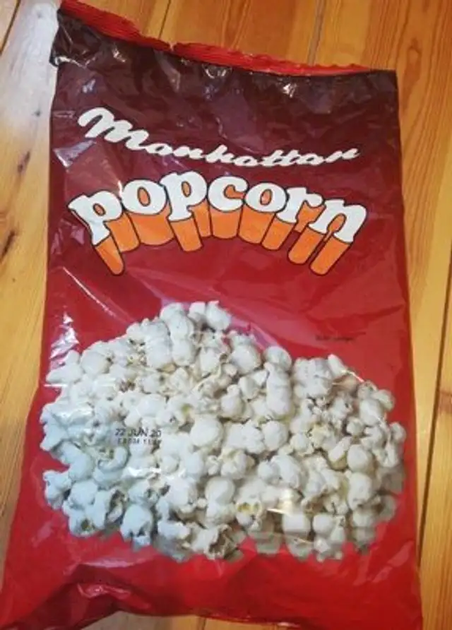 Pop corn front packaging