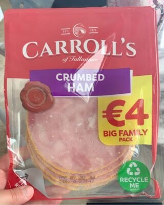 Crumbed ham