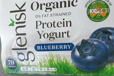Blueberry organic protein yogurt