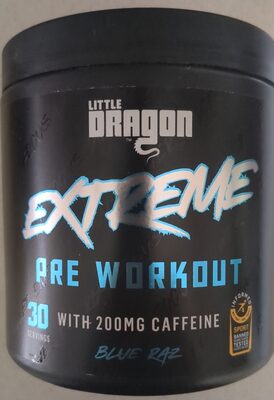 Extreme pre workout powder: blue raz