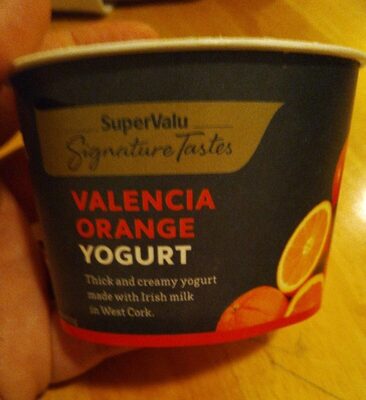 Yaourt à l'orange de Valence