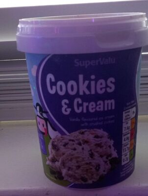 Cookies and cream ice cream