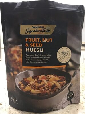 Fruit, Nut & Seed Muesli front packaging