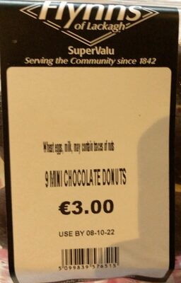 Mini chocolate donuts