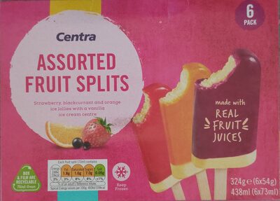 Assorted Fruit Splits