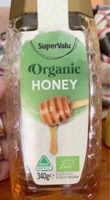 Organic honey front packaging
