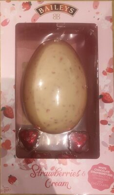 White Chocolate Strawberry Egg front packaging