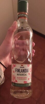 Finlandia Botanical wildberry and rose front packaging