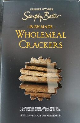Artisan wholemeal crackers