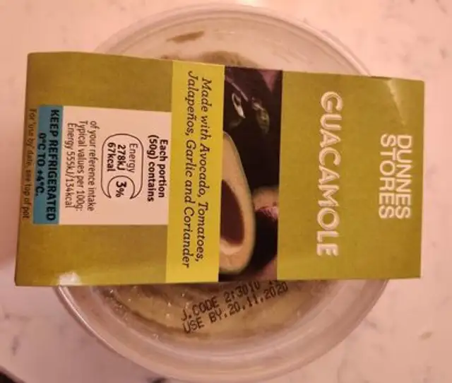 Guacamole front packaging