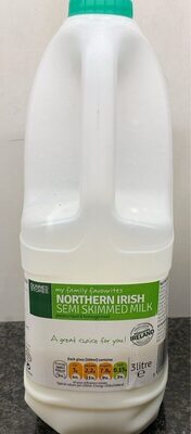 Semi skimmed milk