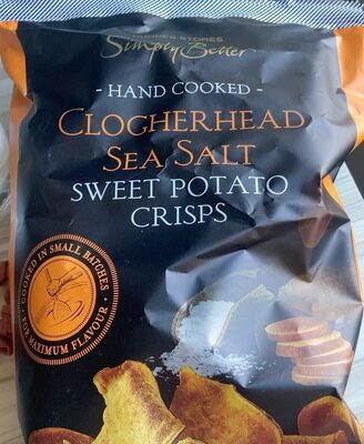Clogherhead sea salt sweet poteto crisps