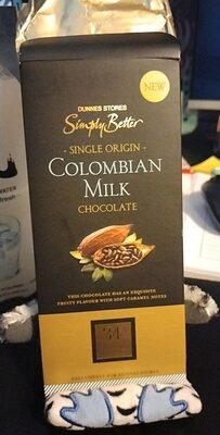 Simply Better Single origin Colombian Milk Chocolate