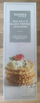 SEA SALT & BLACK PEPPER CRACKERS