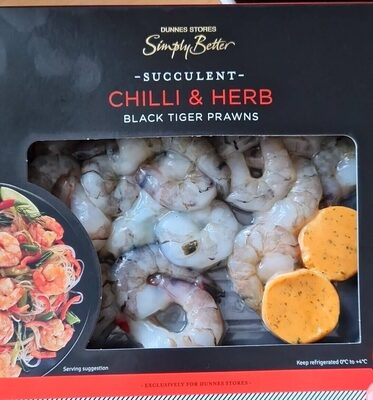 Chilli & Herb Prawns