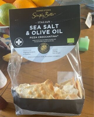 Italian sea salt & olive oil pizza croccantina