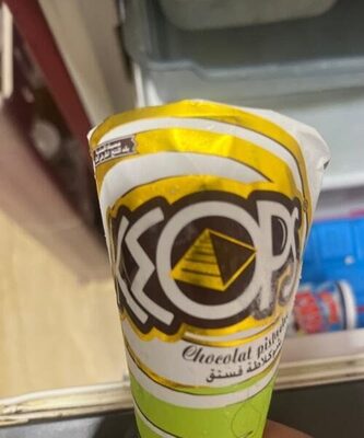 Cornet chocolat pistache front packaging