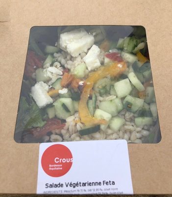 Salade végétarienne feta
