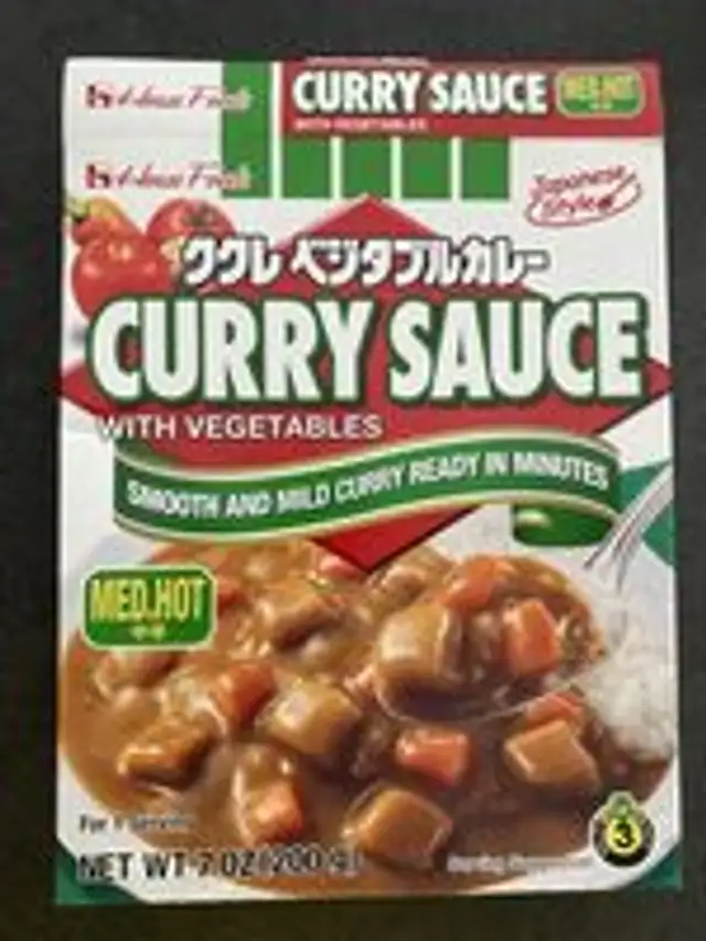 Curry sauce with vegetables
