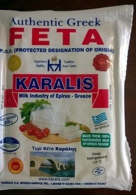 Authentic Greek Feta front packaging