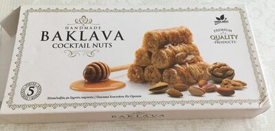 Handmade Baklava cocktail nuts