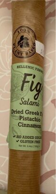 Fig salami front packaging