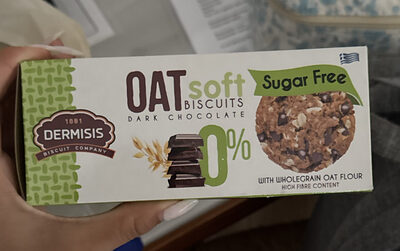 OAT soft Biscuits Dark Chocolate