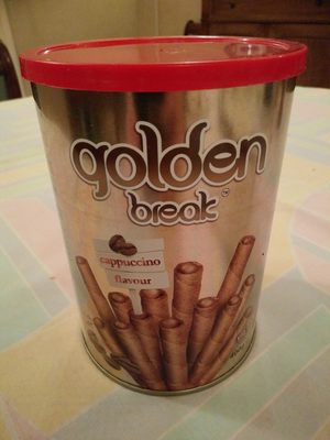 Golden Break Cappuccino Wafer Rolls