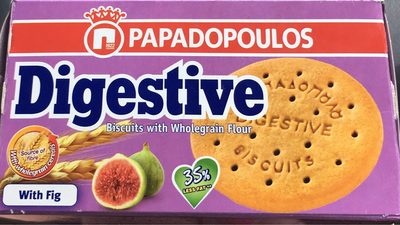 Μπισκότα Digestive με σύκο