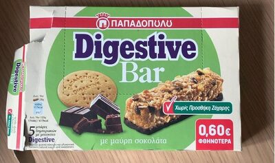 Digestive Bar με μαύρη σοκολάτα