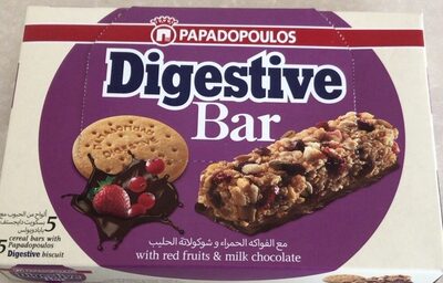 Digestive bar Red fruit