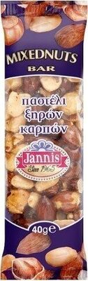 Jannis Mixednuts Bar front packaging