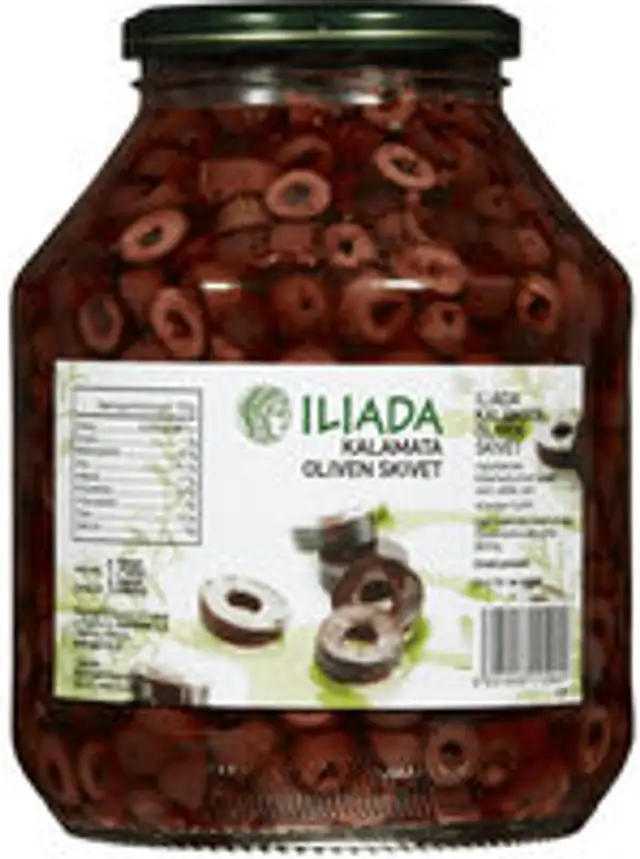 Iliada Kalamata Skivet Oliven 1,7kg