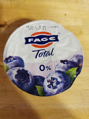 Fage Total 0% front packaging