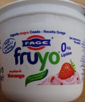 Fruyo yogur griego desnatado 0% con trozos de fresa