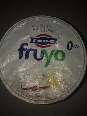 Fruyo yogur griego desnatado con vainilla