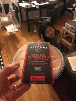 Houmous épicé aux poivrons rouges grillés de Florina