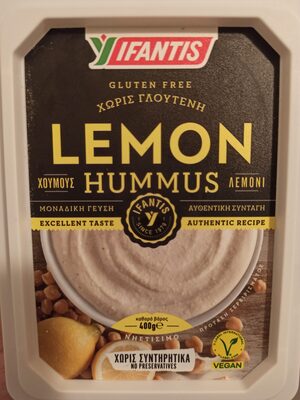 Lemon Hummus front packaging