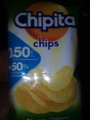 Chipita chips ρίγανη front packaging