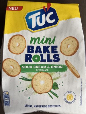 Mini Bake Rolls Sour Cream And Onion
