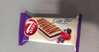 Cake Bar With Forest Fruit Jam front packaging