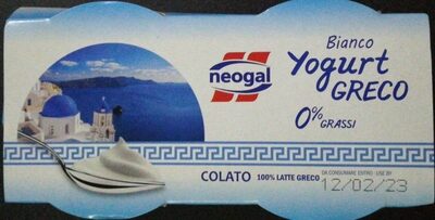 Yogurt greco bianco 0% grassi