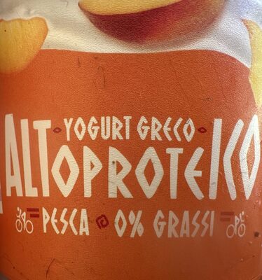 Yogurt greco pesca