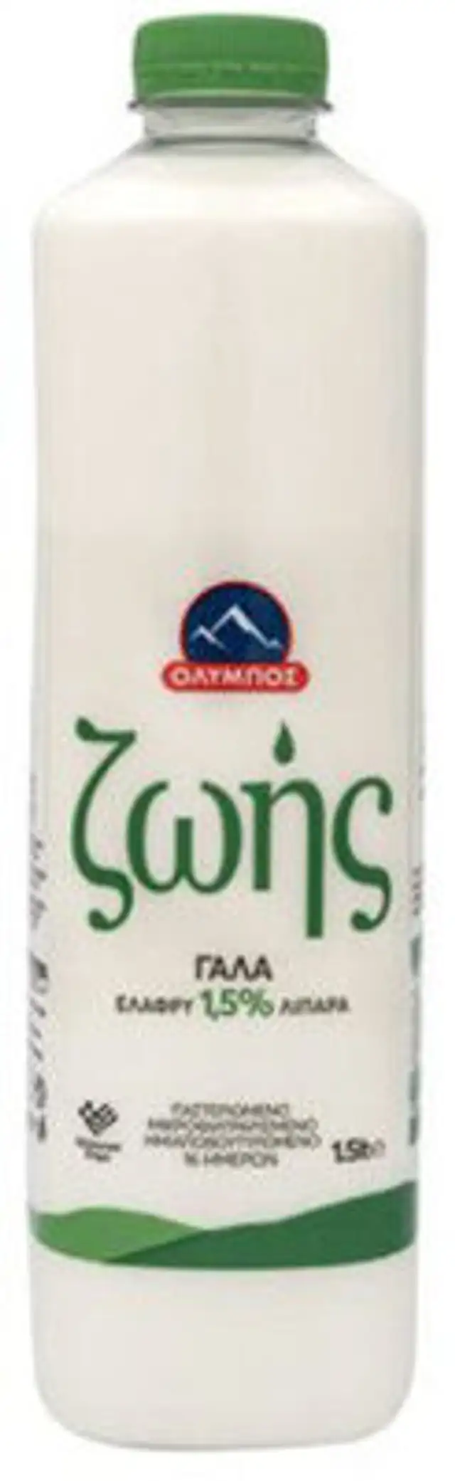 Γάλα Ζωής Ελαφρύ 1.5% front packaging
