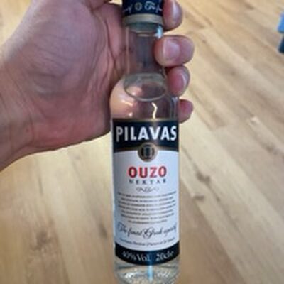 Pilavas Ouzo Nektar front packaging
