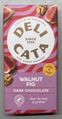 Hořká čokoláda s fíky a vlaškkými ořechy