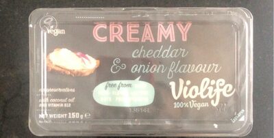 Creamy cheddar and onion flavour