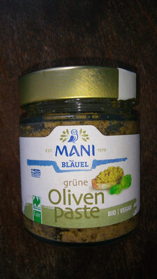 Grüne Olivenpaste front packaging