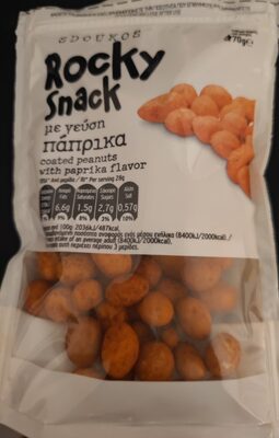Rocky Snack coated peanuts with paprika flavor