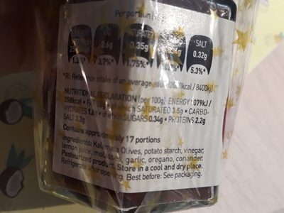 Sativa ingredients label